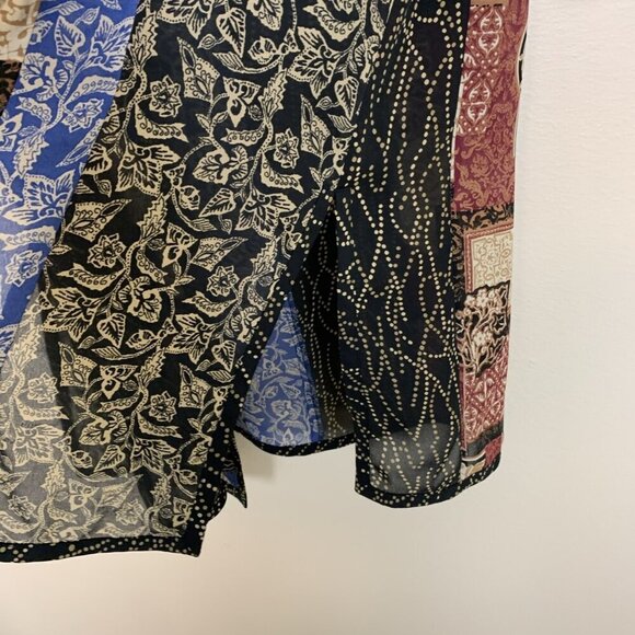 Koos Of Course Womens S Cardigan Open Front Kimomo Boho Art Asian Robe Cover Up - Picture 8 of 13